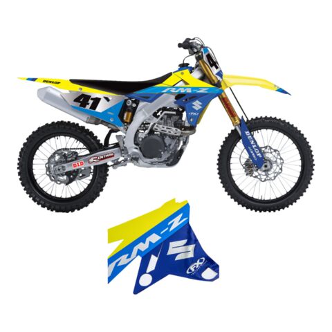 Factory Effex Candy Chrome Trim Kit Suzuki RMZ 250 / RMZ 450 2018-2026