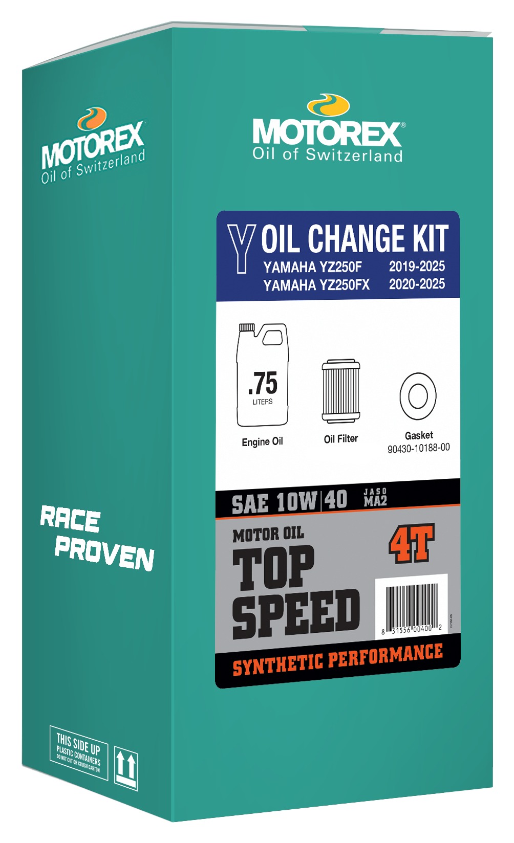 Motorex Top Speed Oil Change Kit Yamaha YZ250F / FX 2019-2026