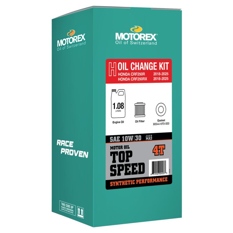 Motorex Top Speed Oil Change Kit Honda CRF250R / RX 2018-2026