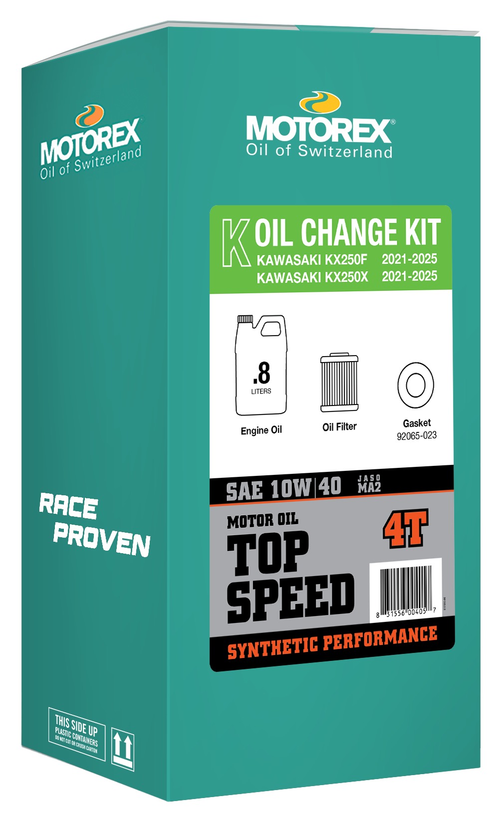Motorex Top Speed Oil Change Kit Kawasaki KX250 / X 2021
