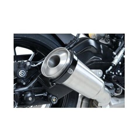 R&G Racing Oval Exhaust Protector Black / Type 1 [Open Box]