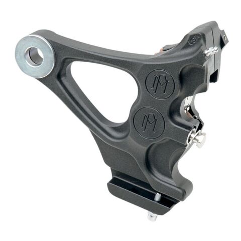 Performance Machine Four-Piston Differential-Bore Rear Calipers For Harley Softail 1987-1999 Black Ops [Previously Installed]