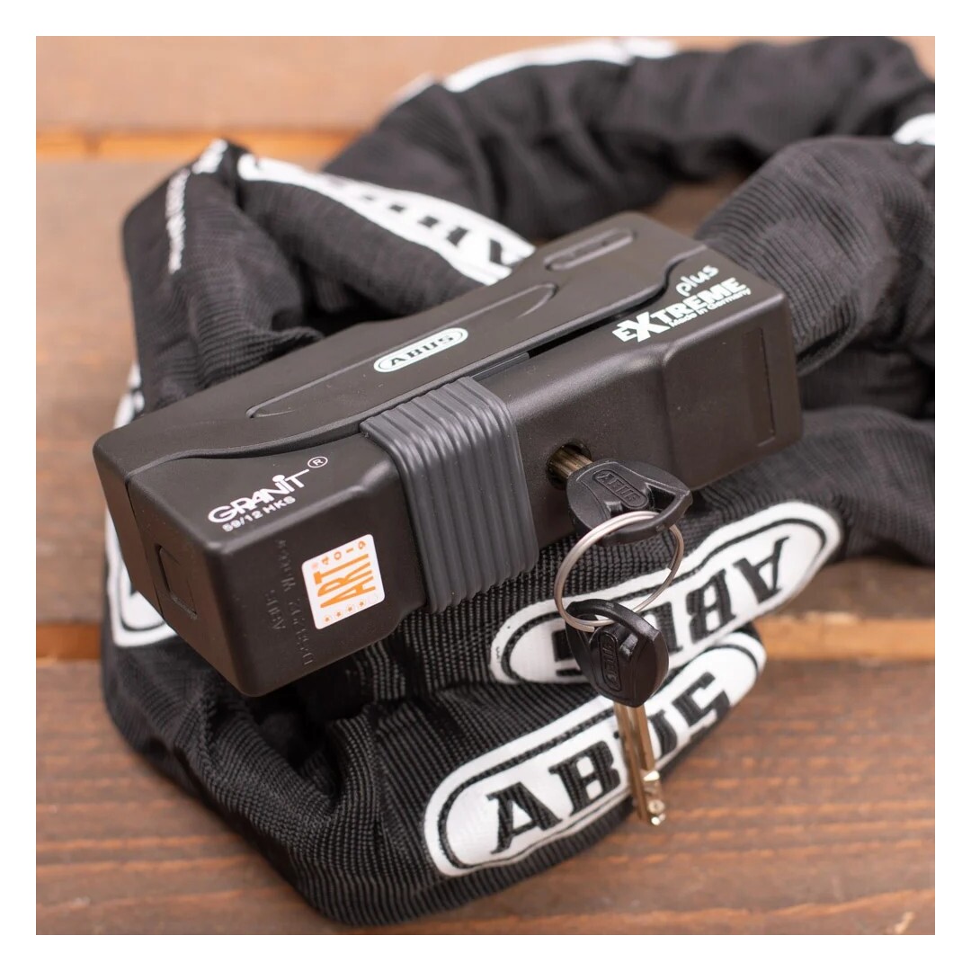 ABUS Extreme Plus チェーンロック ABUS Granit Extreme Plus 59 Chain Lock - Cycle Gear