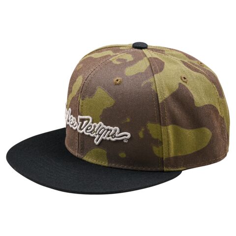Troy Lee Signature Flat Bill Snapback Hat