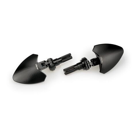 Puig Folding Bar End Mirror Left / Black [Previously Installed]