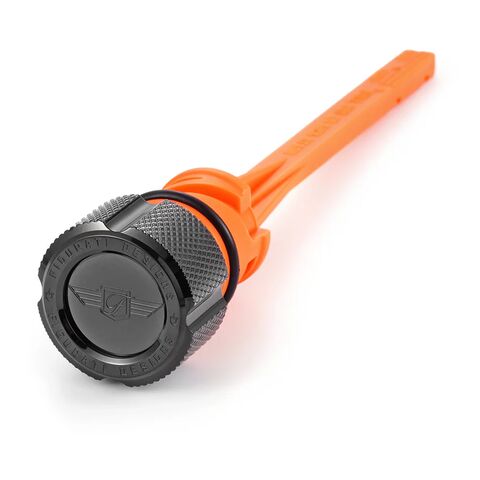 Figurati Designs Stainless Steel Knurled Magnetic Oil Dipstick For Harley Softail 2018-2026