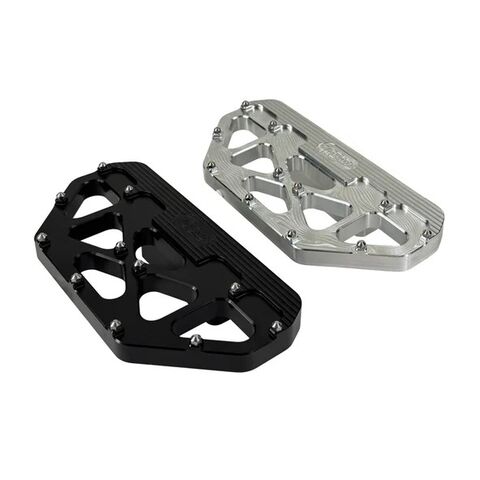TC Bros Pro Series MX Passenger Floorboards For Harley Touring 1993-2025