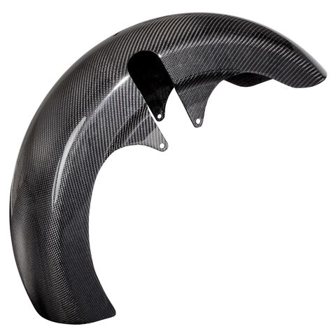 Arlen Ness Carbon Fiber Fat Wrapper Front Fender For Harley Touring 2014-2025 Black [Previously Installed]