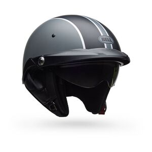 bell half helmets pit boss Powersports Banner Matte Black/Red Medium : Automotive Removable neck curtain for cold weather riding Bell Motorcycle Helmets 7146322 Bell