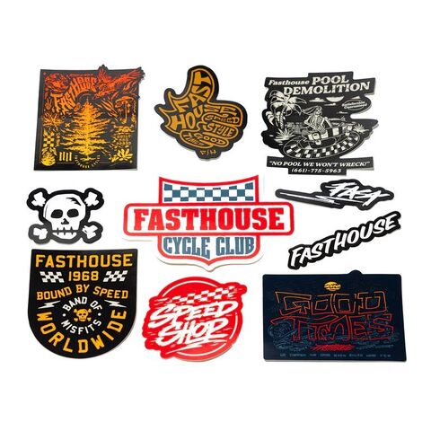 Fasthouse Fall '24 Decal 10-Pack - Cycle Gear