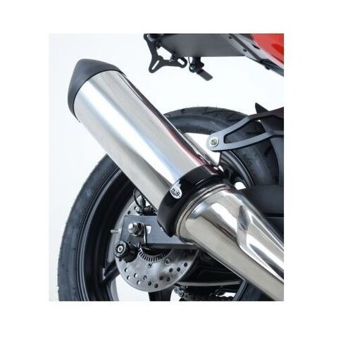 R&G Racing Round Exhaust Protector Black / 4.5"-5.5" [Previously Installed]