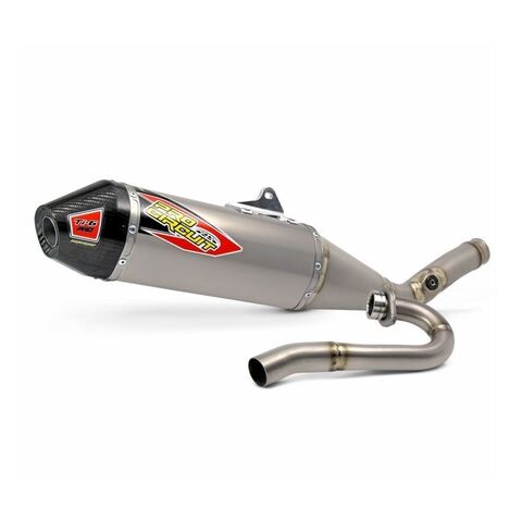 Pro Circuit Ti-6 Pro Titanium Exhaust System Honda CRF450R / RWE / R-S / CRF450RX 2021-2026 Titanium/Titanium/Car... [Previously Installed]