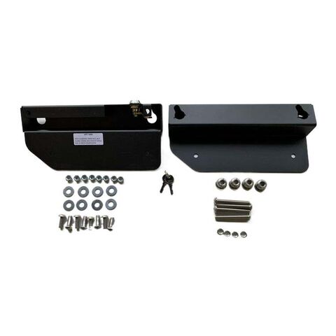 Leatherworks Quick Mounts Saddlebag Mounting System For Harley Dyna 1996-2005 With Detachable Backres... [Open Box]