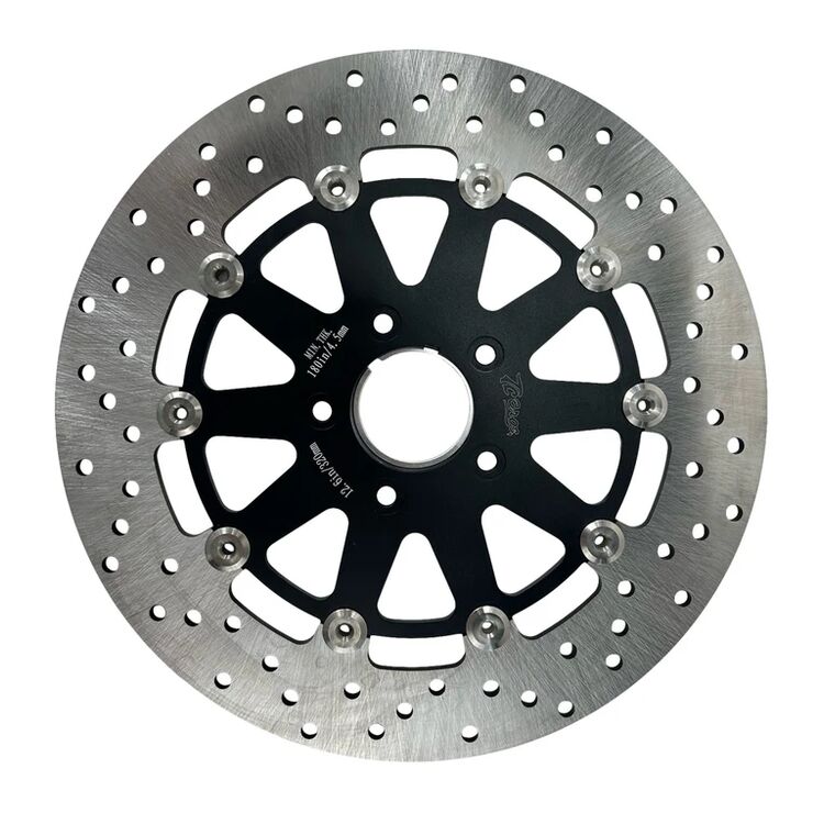 TC Bros 12.6" Oversized Front Floating Brake Rotor For Harley