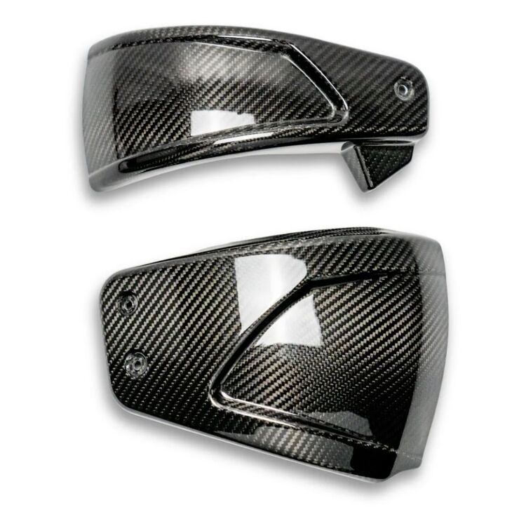 Sawicki Speed Shop Carbon Fiber Single Duct Side Covers For Harley Softail 2018-2024