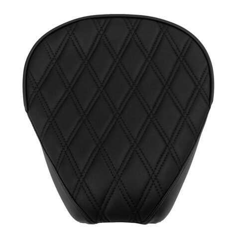 Drag Specialties Rear Solo Seat For Harley Touring 1997-2025 Double Diamond / Wide / 12.5" [Open Box]