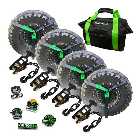 Rhino USA Car Tie-Down Lasso Straps / Basket Straps