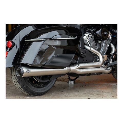 S&S Cycle Full Length Race Only Qualifier 2-1 Exhaust System For Indian 2020-2026