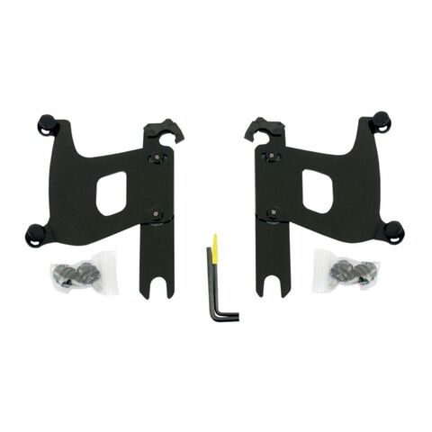 Memphis Shades Bullet Fairing Trigger-Lock Mount Kit For Harley Softail 1986-2017 Black [Open Box]