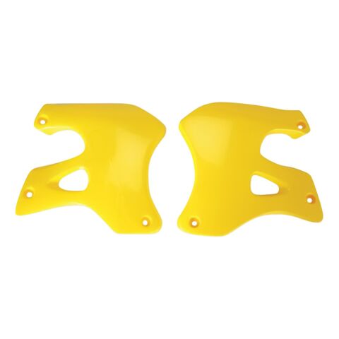 UFO Radiator Shrouds Suzuki RM125 / RM250 1996-1998 Yellow [Open Box]