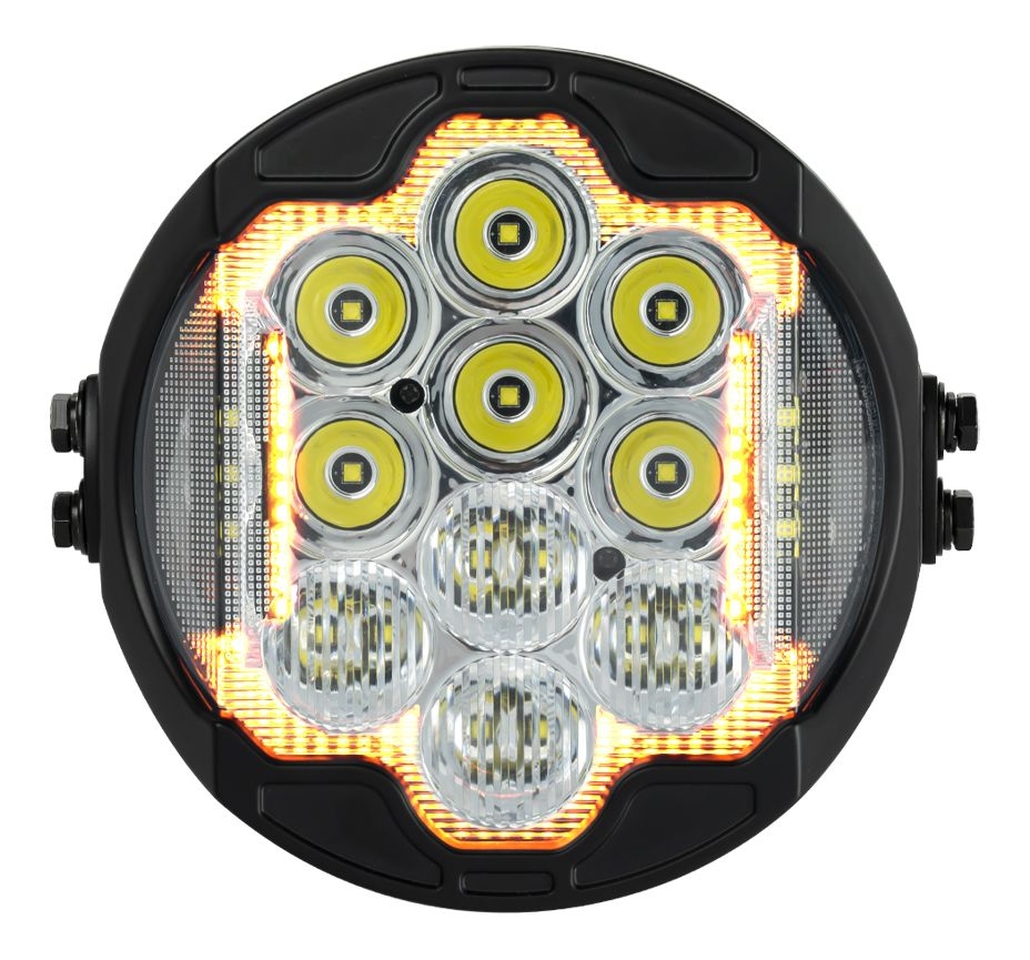Hogworkz® 5.75インチ LED ハーレーxl1200,883 Amazon.com: Hogworkz® 5.75 Inch LED Halomaker™ Headlight