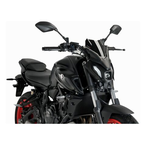 Puig Naked New Generation Sport Windscreen Yamaha MT-07 2021-2024 Black [Open Box]