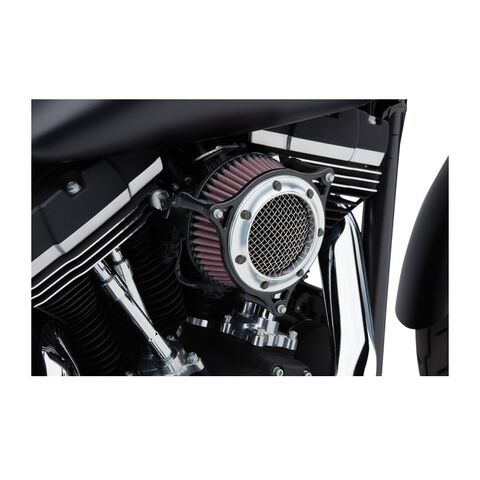 Cobra RPT Air Intake For Harley Touring 2017-2025 Chrome Ring w/ Black Frame [Open Box]