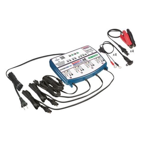 TecMate OptiMate 2 DUO 4-Bank Battery Charger / Maintainer