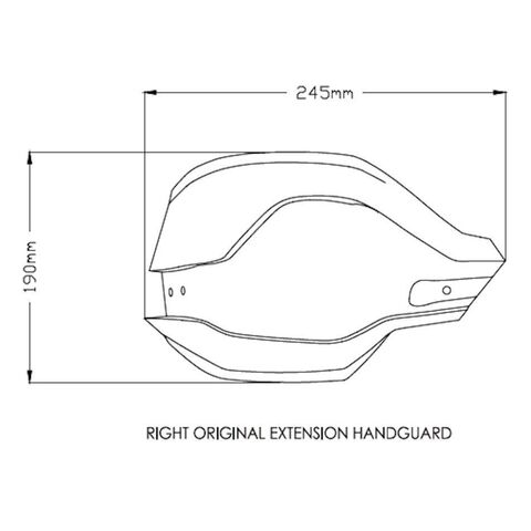 Puig Handguard Extensions BMW Dark Smoke [Incomplete]
