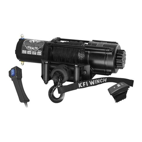 KFI 4500 UTV Stealth Series Wide Winch With Dash Switch [Open Box]