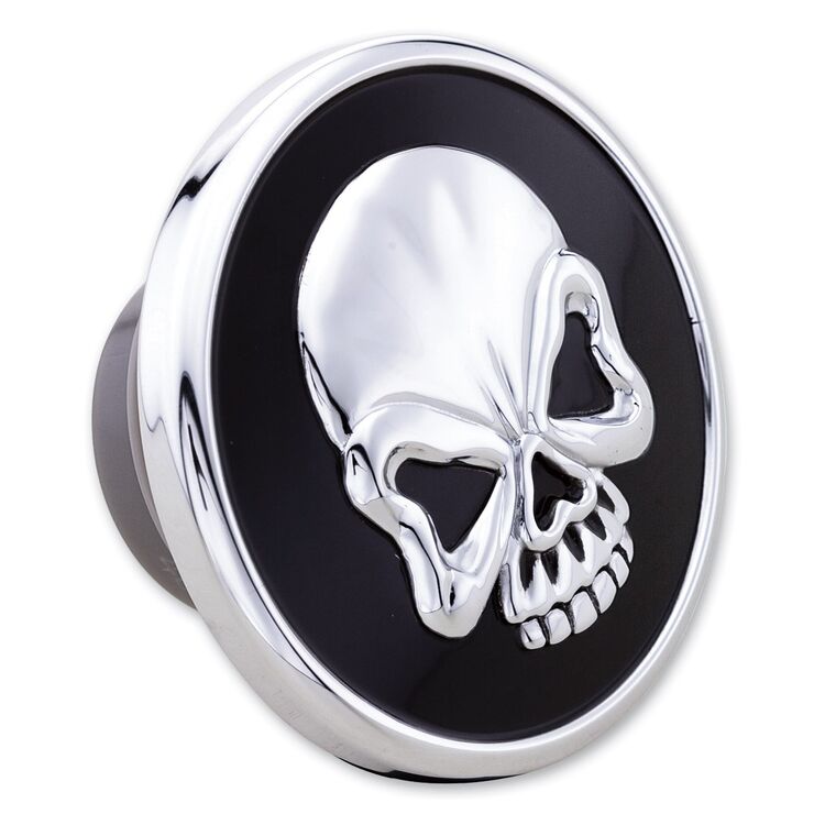 Milwaukee Twins Skull Vented Gas Cap For Harley 1997-2026 Chrome [Previously Installed]