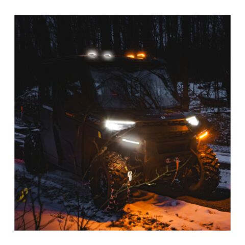 Ravek Gen-2 Auto-Cancel Turn Signal Kit w/White Running Lights Polaris Ranger XP 1000 2019-2024