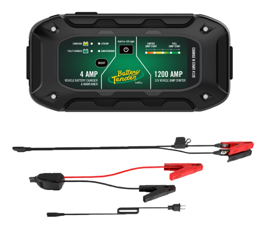 Battery Tender Charge N Start 4120 Amp Battery Charger 1200
