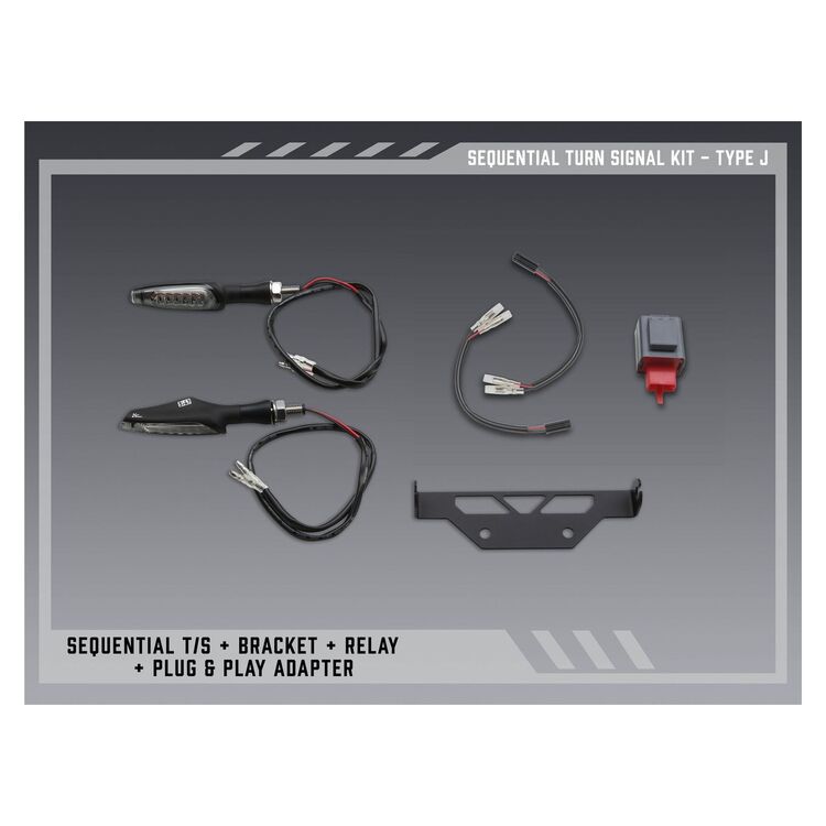 Yoshimura Sequential LED Signal Kit For V2 Fender Eliminator Kits Type J Yamaha Tenere 700 2021-2024