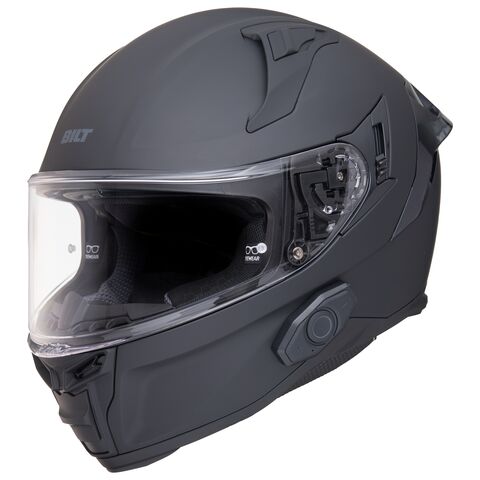 BILT Techno 3.0 Bluetooth Helmet Matte Black / SM [Blemished - Very Good]