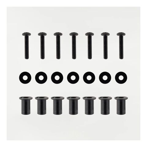 Klock Werks Windshield Well Nut Hardware Kit For Harley FXRP Fairing