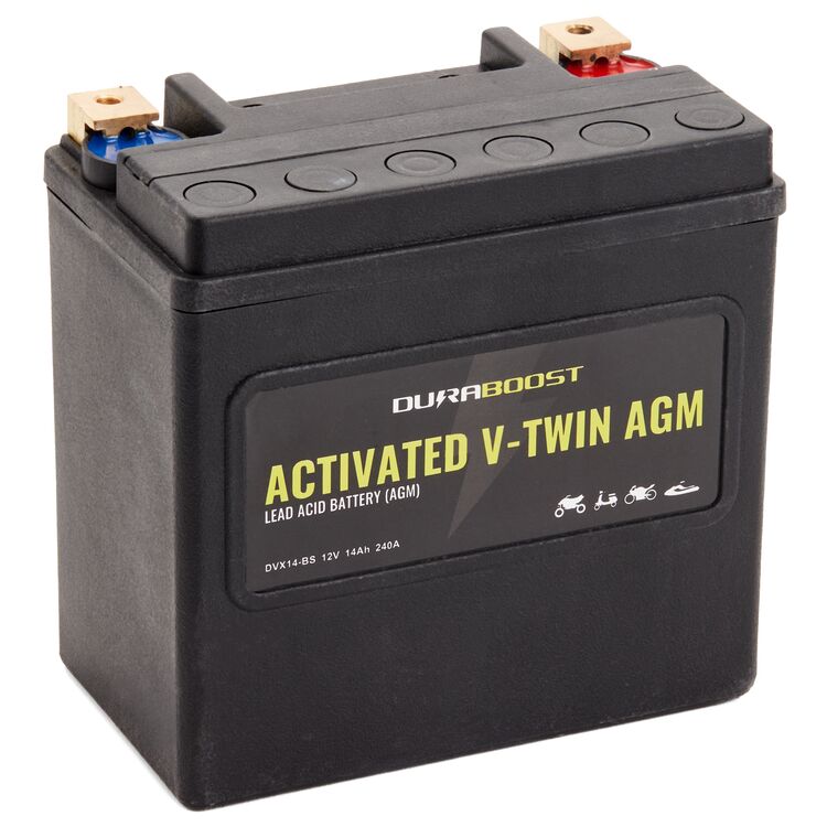 Duraboost V-Twin DVX14-BS Activated AGM Battery For Harley [Previously Installed]