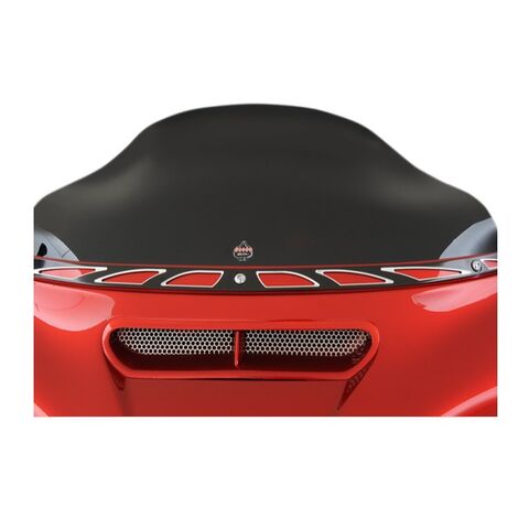 Klock Werks Flare Windshield For Harley Touring 2014-2025 Dark Smoke / 4" Tall [Open Box]