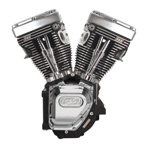 S&S Cycle T124 Long Block Engine With Easy Start Camshafts For Harley 1999-2006