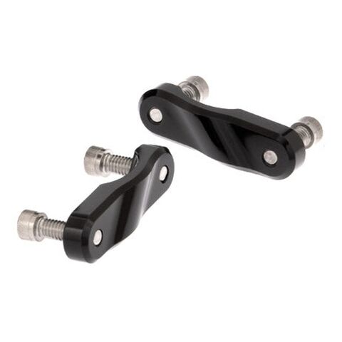 Kraus Front Remote Reservoir Saddlebag Guard Brackets For Harley Touring 2014-2025
