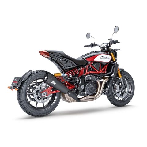 Dr. Jekill & Mr. Hyde Arcade Slashcut Adjustable Slip-On Muffler For Indian FTR 2019-2022