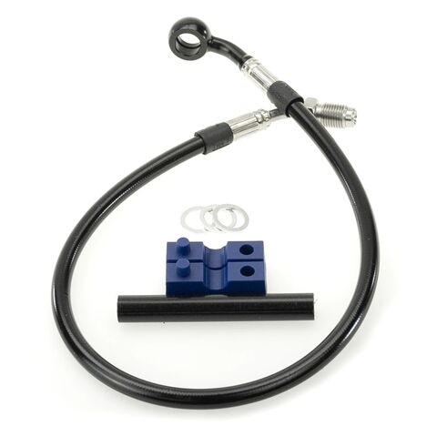 Kraus Isolated and Kickback Risers Front Brake Line Kit For Harley FXLRS / ST 2020-2025