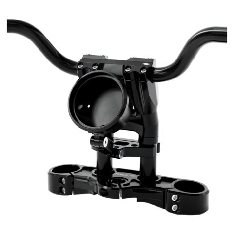 Kraus Bully Pro Handlebar Kit With Billet Top Tree For Harley Low Rider