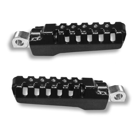 Burly Razorback Footpegs For Harley Black [Open Box]