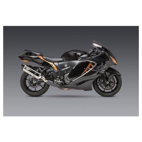 Yoshimura R77 Race Slip-On Exhaust Suzuki Hayabusa 2022-2026 Stainless Steel/Carbon Fiber [Previously Installed]