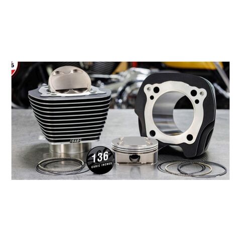 S&S Cycle High Compression 132" / 136" Big Bore Kit For Harley Milwaukee-Eight 2017-2026