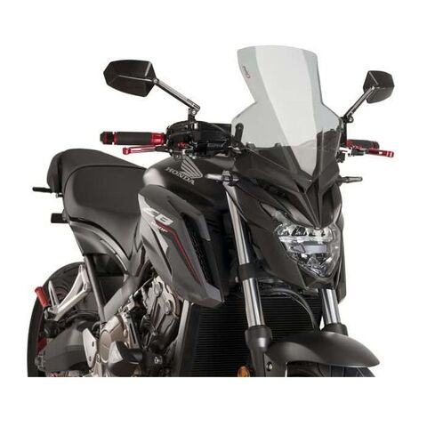 Puig Naked New Generation Windscreen Honda CB650F 2017-2018 Smoke [Open Box]