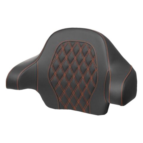 Saddlemen RoadSofa LS Lattice Stitch Tour Pack Backrest Pad For Harley Touring 2014-2025