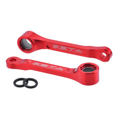 Zeta Lowering Link Honda 250cc-450cc 2021-2026 Red [Previously Installed]