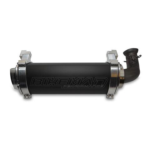 Bikeman Performance Big Mo Slip-On Exhaust Polaris RZR XP 1000 2015-2023 Ceramic Black [Previously Installed]